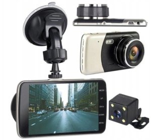 Wideorejestrator Blow WIDEOREJESTRATOR SAMOCHODOWY KAMERA COFANIA FULL HD 1080p DWIE KAMERY KARTA 8