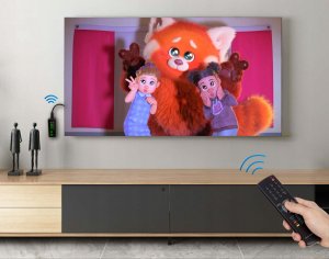 Tuner TV Blow DEKODER TV DVB-T2 TUNER HEVC H.265 MINI STICK FULL HD PILOT HDMI USB ZESTAW 7