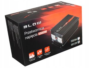 Przetwornica Blow PRZETWORNICA SAMOCHODOWA NAPIĘCIA 5000W 24V 230V UNIWERSALNA KAMPER 6