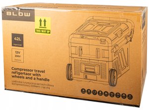 Lodówka turystyczna Blow MOCNA LODÓWKA KOMPRESOROWA ZAMRAŻARKA TURYSTYCZNA SAMOCHODOWA 12V/230V 42L 7