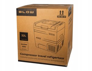 Lodówka turystyczna Blow MOCNA LODÓWKA KOMPRESOROWA ZAMRAŻARKA TURYSTYCZNA SAMOCHODOWA 12V/230V 32L 9