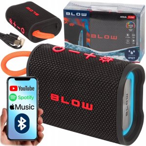 Głośnik Blow GŁOŚNIK BLUETOOTH PRZENOŚNY BEZPRZEWODOWY WODOODPORNY IP67 RADIO FM USB RGB 11