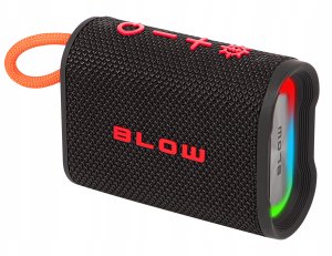 Głośnik Blow GŁOŚNIK BLUETOOTH PRZENOŚNY BEZPRZEWODOWY WODOODPORNY IP67 RADIO FM USB RGB 3