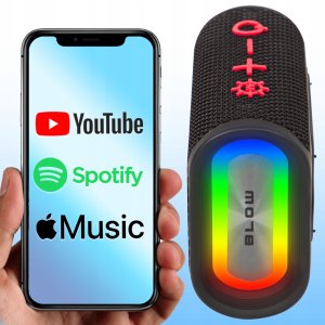 Głośnik Blow GŁOŚNIK BLUETOOTH PRZENOŚNY BEZPRZEWODOWY WODOODPORNY IP67 RADIO FM USB RGB 4