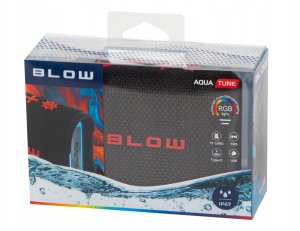 Głośnik Blow GŁOŚNIK BLUETOOTH PRZENOŚNY BEZPRZEWODOWY WODOODPORNY IP67 RADIO FM USB RGB 5