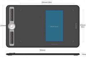 Tablet Bosto Tablet graficzny piórkowy BOSTO T1060 5080 LPI PROFESJONALNY dla grafika 10