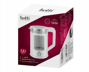 Czajnik Botti Czajnik elektryczny BOTTI Carter 1,5l Cichy Biały 3