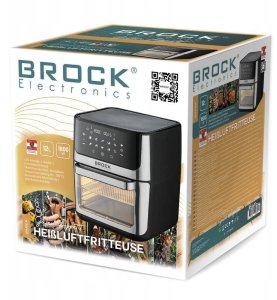 Frytkownica beztłuszczowa Frytkownica beztłuszczowa BROCK DA 1000 BK 12L 1800W DA 1000 BK (4752131003257) 2