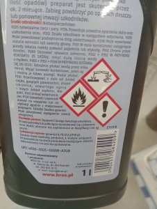 Bros PŁYN ŚRODEK PREPARAT NA KRETY NORNICE ODSTRASZACZ NORNIC W PŁYNIE BROS 0,5 5