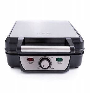 Duża gofrownica 1500W 4 GOFRY chrupiące Termostat REGULACJA TEMPERATURY - 17478912555 9
