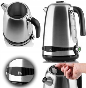 Czajnik Camry Czajnik elektryczny bezprzewodowy metalowy 1,7L regulacja temperatury LCD 13