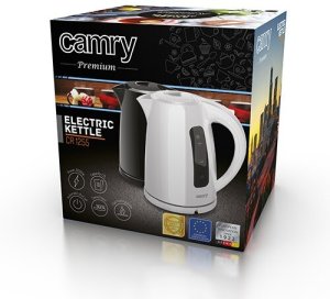 Czajnik Camry Czajnik elektryczny bezprzewodowy plastikowy 1,7L 2200W biały 13