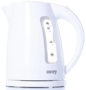 Czajnik Camry Czajnik elektryczny bezprzewodowy plastikowy 1,7L 2200W biały 16
