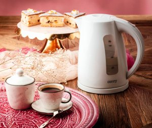 Czajnik Camry Czajnik elektryczny bezprzewodowy plastikowy 1,7L 2200W biały 8