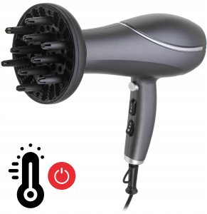 Suszarka Camry Mocna SUSZARKA do włosów 2200W Jonizacja Dyfuzor Koncentrator Zimny nawiew 8