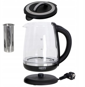 Czajnik Camry Czajnik elektryczny bezprzewodowy szklany 2L 2200W regulacja temperatury 4