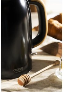 Czajnik Camry Czajnik elektryczny bezprzewodowy metalowy 1,7L 2200W Strix czarny 8