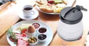 Czajnik Camry Czajnik Elektryczny AGD Drobne Do Kuchni Składany Turystyczny 0,6L 750W 2