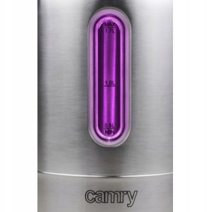 Czajnik Camry Czajnik elektryczny bezprzewodowy metalowy 1,7L regulacja temperatury LED 15