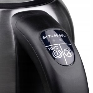 Czajnik Camry Czajnik elektryczny bezprzewodowy metalowy 1,7L regulacja temperatury LED 6