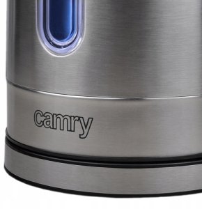 Czajnik Camry Czajnik elektryczny bezprzewodowy metalowy 1,7L regulacja temperatury LED 9