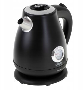 Czajnik Camry Czajnik elektryczny bezprzewodowy metalowy z termometrem 1,7L 2200W czarny 5