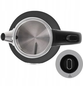 Czajnik Camry Czajnik elektryczny bezprzewodowy metalowy z termometrem 1,7L 2200W czarny 8