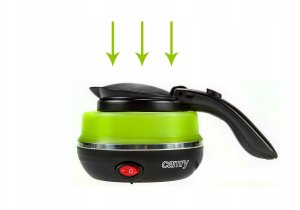 Czajnik Camry Mały Czajnik Elektryczny Turystyczny Składany 500ml 0,5L 750W Silikonowy 2