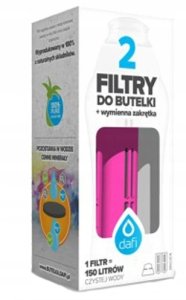 Wkład filtrujący Dafi 2 filtry + nakrętka do butelki SOFT 8