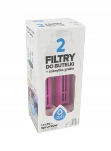 Wkład filtrujący Dafi 2 filtry + nakrętka do butelki SOFT 10