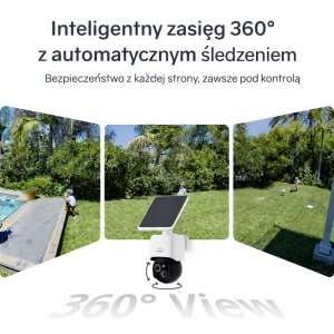 Kamera IP Kamera PTZ WIFI Bezprzewodowa 4K UHD z Panelem Solarnym Safemo ST1 2