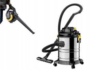 Odkurzacz przemysłowy Drel DREL Odkurzacz Garażowy 1200W 25L Sucho Mokro Funkcja Nadmuchu Pył 11