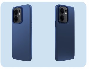Hello Case Etui Do Oppo Reno13 F 4G / 5G / FS 5G (Granatowe, Matowe, Silikonowe, Case) 6