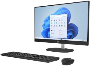 Komputer HP Komputer AiO HP 24-cr0010np / BX8M9EA / Intel Core i3-N300 / 8GB / 512GB / Intel UHD / FullHD / Win 11 / Czarny 3