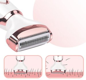 Verk Golarka elektryczna damska 4w1 do twarzy ciała bikini i brwi USB 13