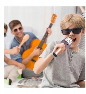 Mikrofon APPSKLEP MIKROFON BEZPRZEWODOWY KARAOKE BLUETOOTH + GŁOŚNIK 5