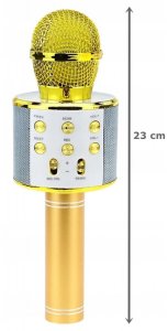 Mikrofon APPSKLEP MIKROFON BEZPRZEWODOWY KARAOKE BLUETOOTH + GŁOŚNIK 7