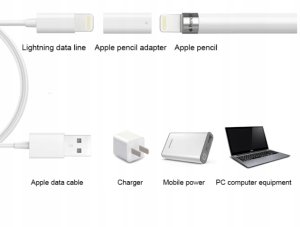 ADAPTER DO KABLA 8 PIN Lightning DO APPLE PENCIL 5