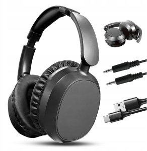 Słuchawki JG Smart Słuchawki Nauszne Bluetooth 5.3 ANC Mikrofon Mini Jack 3.5mm 15