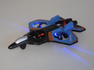 Dron Jokomisiada Zdalnie sterowany Dron RC LED 360 flip światła LED łatwe sterowanie RC0755 EDUKAMP 10