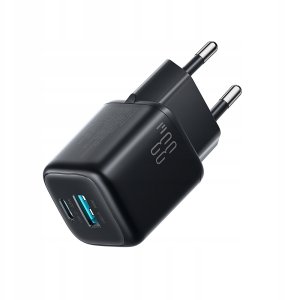 Ładowarka Joyroom Ładowarka sieciowa Joyroom JR-TG7 33W USB-A + USB-C z kablem 30W USB-C - Lightning 1m - czarna 5