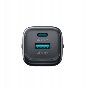 Ładowarka Joyroom Ładowarka sieciowa Joyroom JR-TG7 33W USB-A + USB-C z kablem 30W USB-C - Lightning 1m - czarna 6