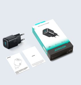 Ładowarka Joyroom Ładowarka sieciowa Joyroom JR-TG7 33W USB-A + USB-C z kablem 30W USB-C - Lightning 1m - czarna 9