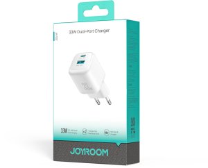 Ładowarka Joyroom Ładowarka sieciowa Joyroom JR-TG7 33W USB-A + USB-C - biała 6