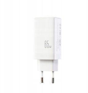 Ładowarka Joyroom Ładowarka sieciowa Joyroom JR-TG10 65W GaN 2x USB-C + USB-A z kablem 100W USB-C - USB-C 1.2m - biała 3