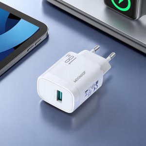 Ładowarka Joyroom Ładowarka sieciowa Joyroom JR-TF4 18W z kablem 3 A USB-A - USB-C 1m - biała 2
