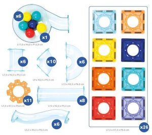 Ludi LUDI magnetinis konstruktorius System torów z kulkami 2