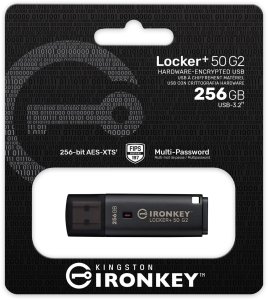 Pendrive Kingston 256GB IronKey Locker Plus 50 G2 FIPS 197 4