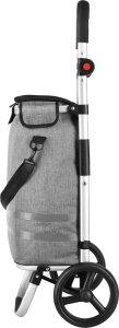 Nils Extreme NC4305 WÓZEK NA ZAKUPY SKŁADANY PREMIUM 50L SZARY NILS 3