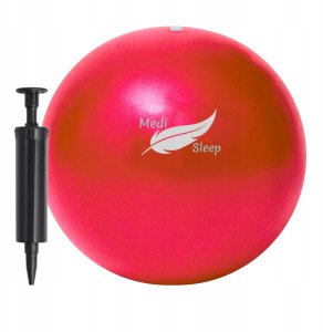 Medi Sleep Mała piłka do pilatesu, ćwiczeń 20 cm, czerwona Medi Sleep 3